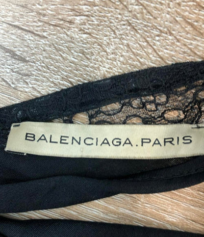 BALENCIAGA ノースリーブワンピース アシンメトリーラップドレス 177913 レディース SIZE 36 (S) バレンシアガ