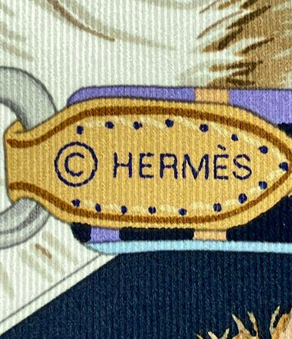 HERMES スカーフ カレ70 シルク100% JOUR DE CASTING レディース エルメス
