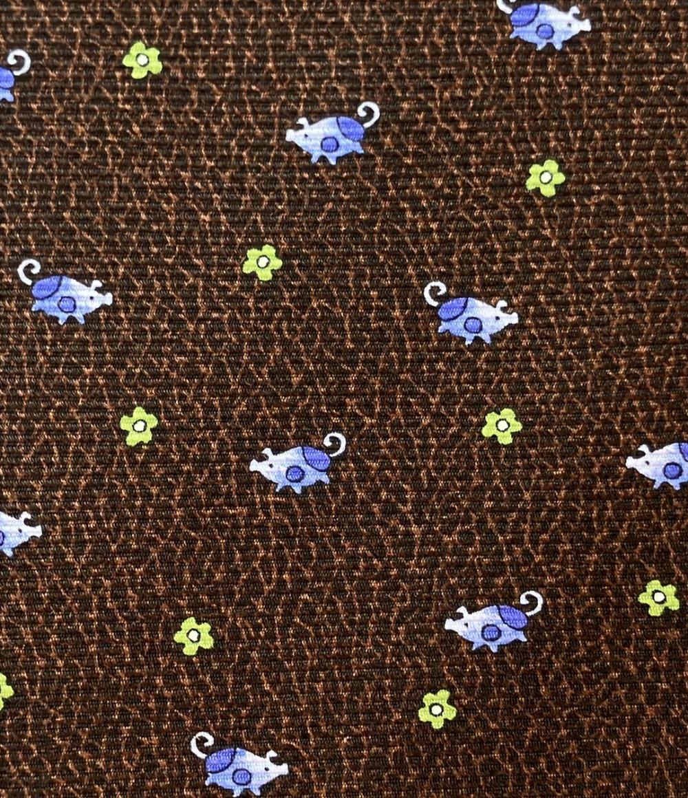 美品 ブルガリ ネクタイ シルク100% メンズ BVLGARI