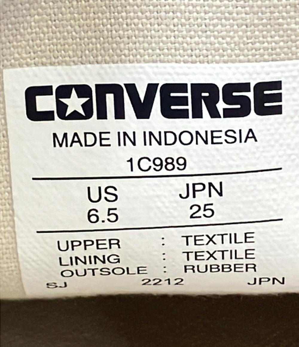 美品 CONVERSE ローカットスニーカー オールスター OX 1C989 レディース メンズ SIZE 25.0 コンバース