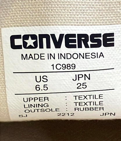 美品 CONVERSE ローカットスニーカー オールスター OX 1C989 レディース メンズ SIZE 25.0 コンバース
