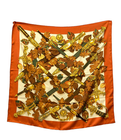 HERMES スカーフ カレ90 シルク100% AU PLUS DRU レディース エルメス