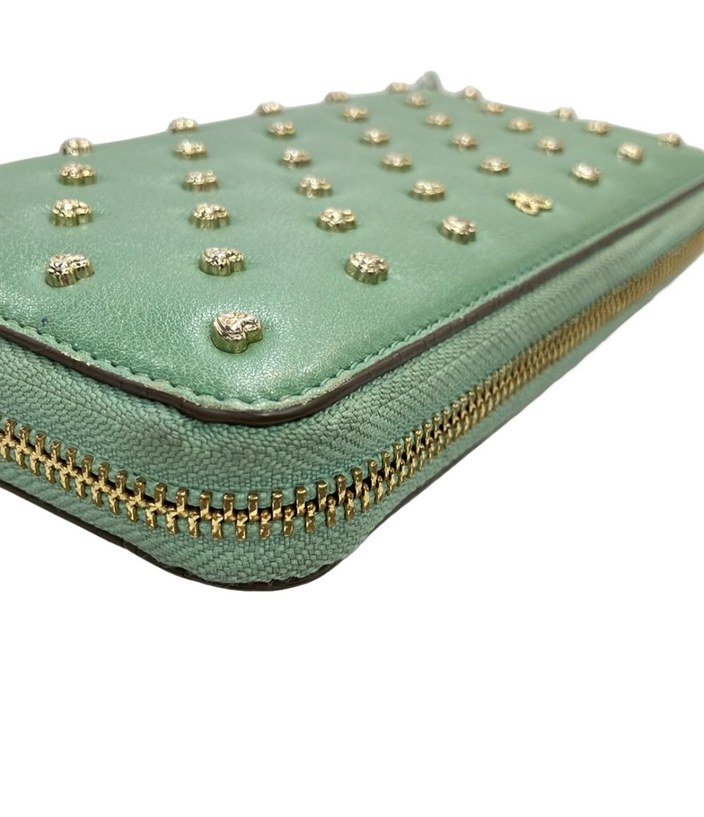 Anya Hindmarch ラウンドファスナー長財布 スタッズ レディース アニヤ・ハインドマーチ