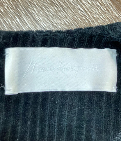 Mame Kurogouchi 長袖ワンピース リブ ベロア MM21FW-JS047 レディース SIZE 1 (S) マメクロゴウチ