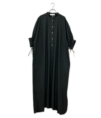 ENFOLD 半袖 コンフォータブル ツイル ビッグシルエット ドレス 300ES233-3120 レディース SIZE 38 エンフォルド