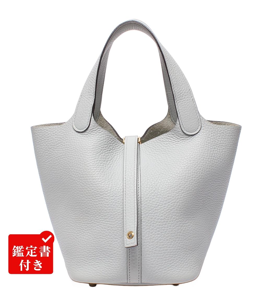 HERMES ハンドバッグ Y刻印 シルバー金具 トリヨンクレマンス ピコタンロックPM レディース エルメス