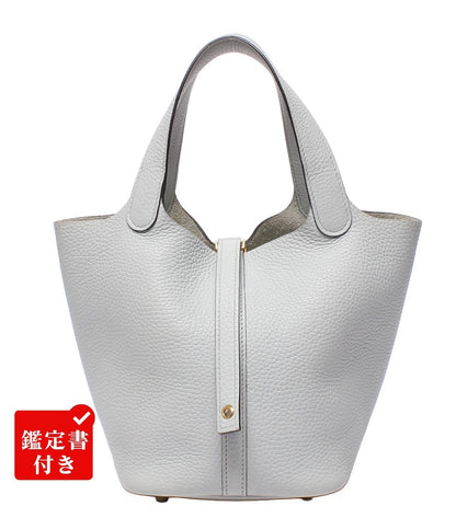 HERMES ハンドバッグ Y刻印 シルバー金具 トリヨンクレマンス ピコタンロックPM レディース エルメス