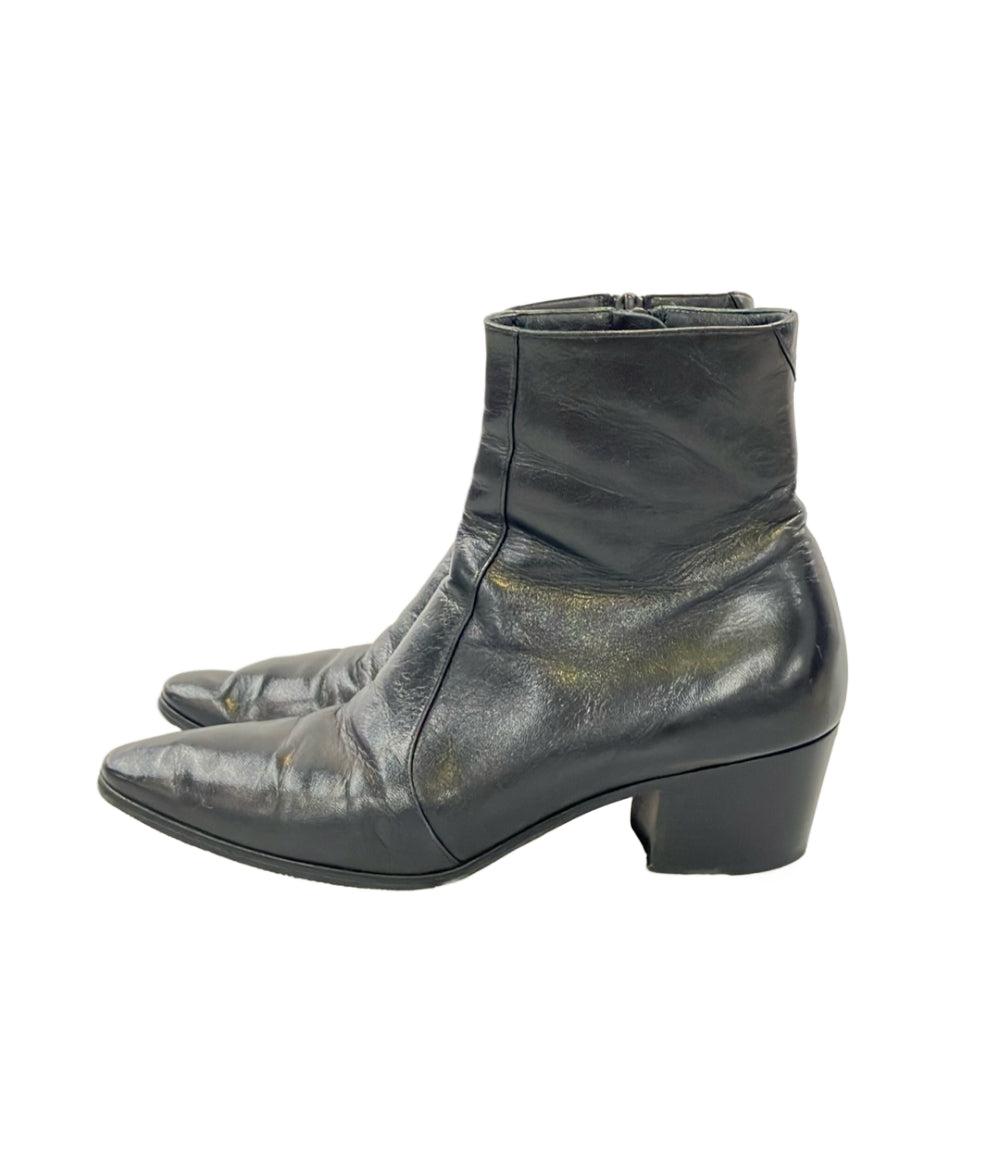 SAINT LAURENT ショートブーツ サイドジップ レディース SIZE 39 1/2 サンローラン