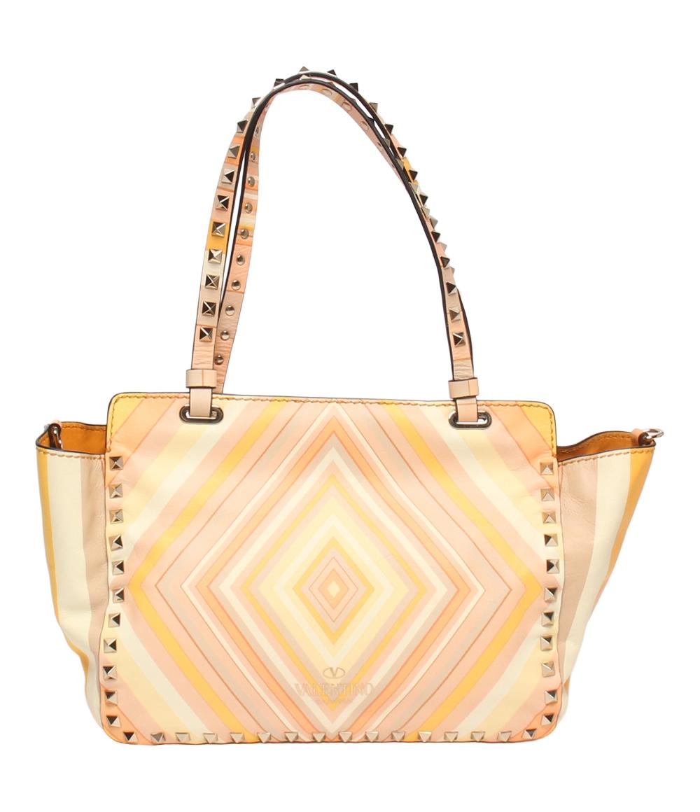 ヴァレンティノ 2wayハンドバッグ ショルダーバッグ デニム スタッズ PW2B0A55XZB レディース VALENTINO ヴァレンティノ 2wayハンドバッグ ショルダーバッグ デニム スタッズ
