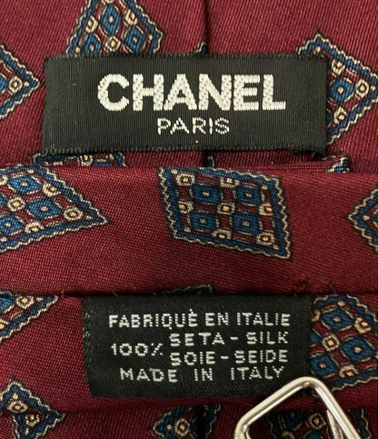 シャネル ネクタイ シルク100% メンズ CHANEL