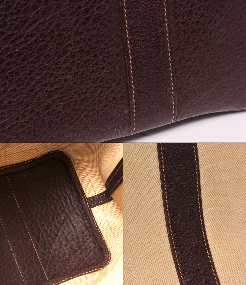 HERMES トートバッグ ショルダーバッグ 肩掛け シルバー金具 □F刻印 ガーデンパーティ PM レディース エルメス