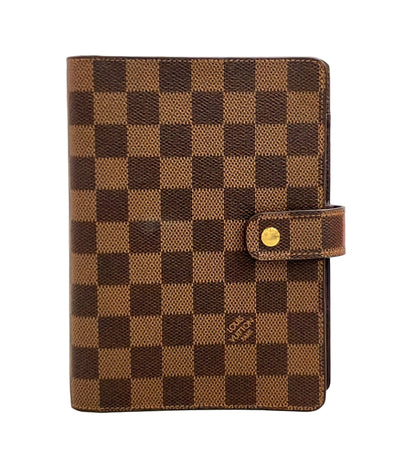 LOUIS VUITTON 手帳カバー アジェンダ MM ダミエ エベヌ R20240 メンズ レディース ルイ・ヴィトン