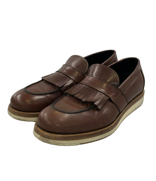Salvatore Ferragamo ローファー フリンジ メンズ SIZE 9.5 サルヴァトーレフェラガモ