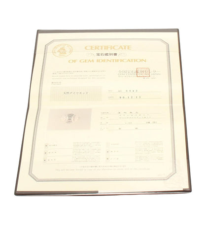 美品 リング 指輪 Pt900 ダイヤ 1.00ct レディース SIZE 10号