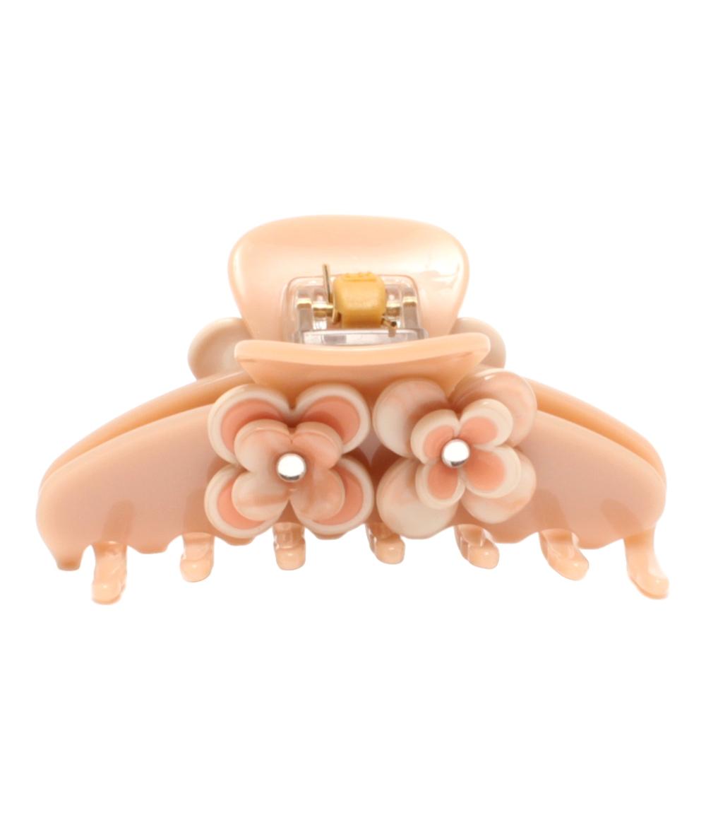 美品 アレクサンドル ドゥ パリ ヘアアクセサリー ヘアクリップ フラワーモチーフ レディース ALEXANDRE DE PARIS