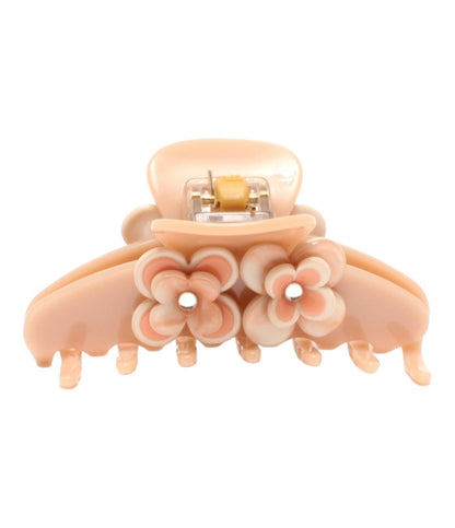 美品 アレクサンドル ドゥ パリ ヘアアクセサリー ヘアクリップ フラワーモチーフ レディース ALEXANDRE DE PARIS