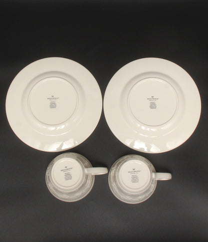 美品 WEDGWOOD プレート 皿 20cm マグカップ 4点セット フェスティビティ ラズベリー ウエッジウッド