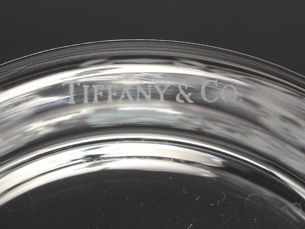 美品 ティファニー グラス タンブラー 2点セット ペア 切子模様 TIFFANY&Co.