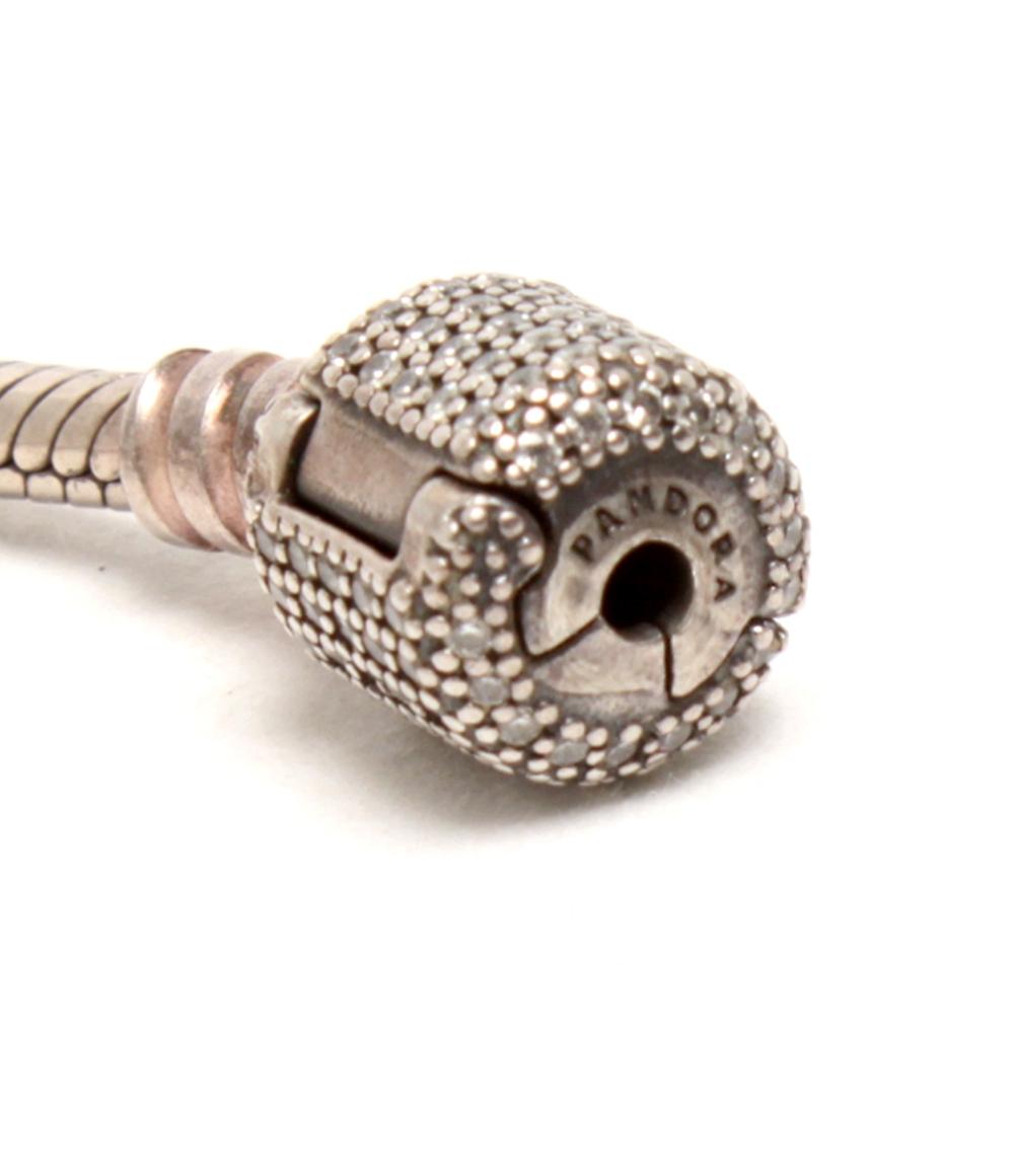 PANDORA ブレスレット バングル SV925 チャーム フラワーモチーフ 花モチーフ レディース パンドラ