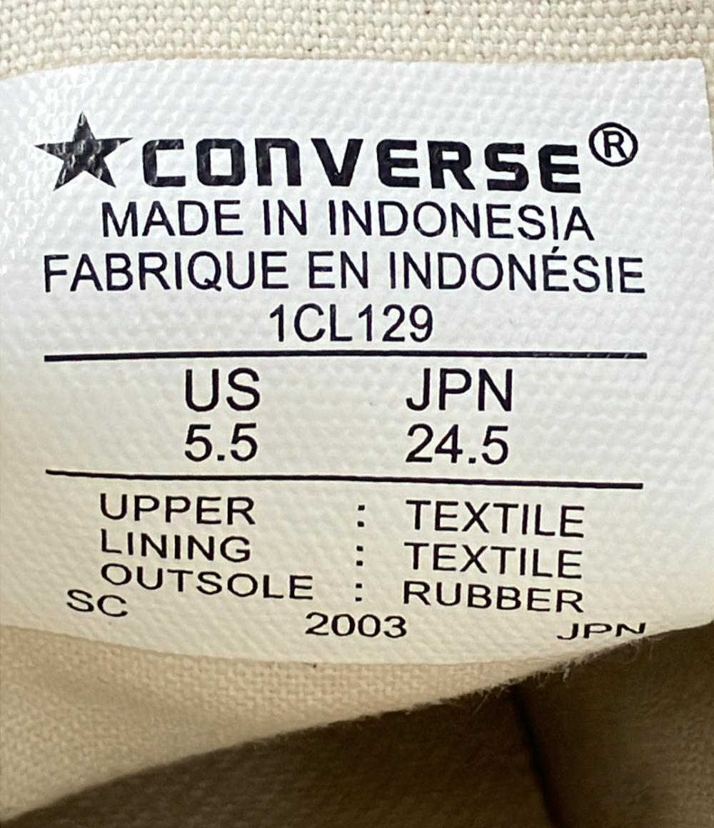 CONVERSE ローカットスニーカー キャンバス オールスター カラーズ 1CL129 レディース SIZE 24.5 (L) コンバース