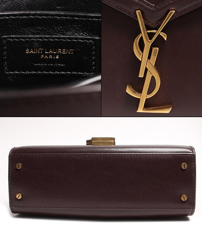 サンローランパリ 2way レザーショルダーバッグ YSLロゴ ゴールド金具 カサンドラ レディース SAINT LAURENT PARIS