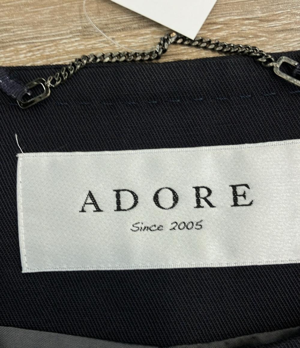 アドーア ノーカラーコート レディース SIZE 36 (XS) ADORE