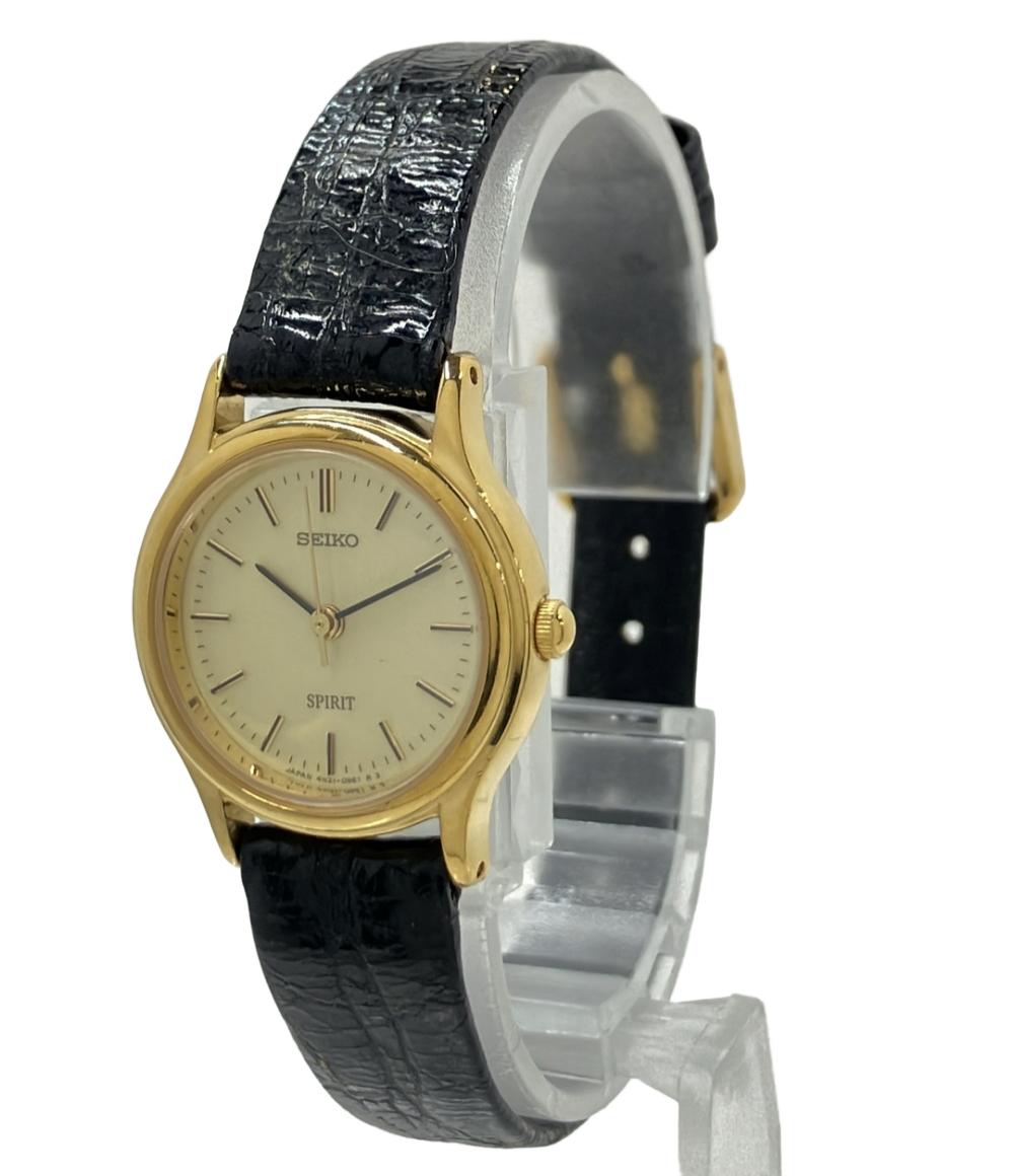 セイコー ③-42  602 SEIKO腕時計 SPIRIT クオーツ ゴールド 4 レディース