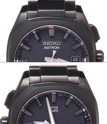 SEIKO 腕時計 アストロン ASTRON GPSソーラー ブラック 3X22-0AD0 メンズ セイコー