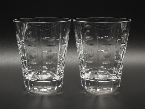 美品 Baccarat グラス タンブラー 2点セット ペア エキノックス バカラ