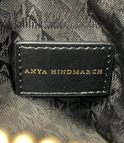 美品 Anya Hindmarch 2WAY ハンドバッグ ショルダーバッグ 斜め掛け ミニ・マルチポケット・トート レディース アニヤ・ハインドマーチ