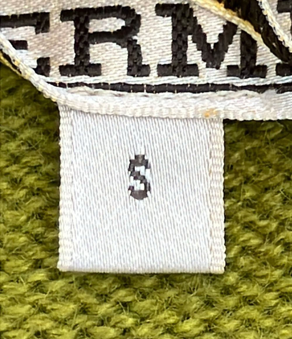 HERMES 長袖 Vネック カシミヤ カーディガン H467265HA メンズ SIZE S エルメス