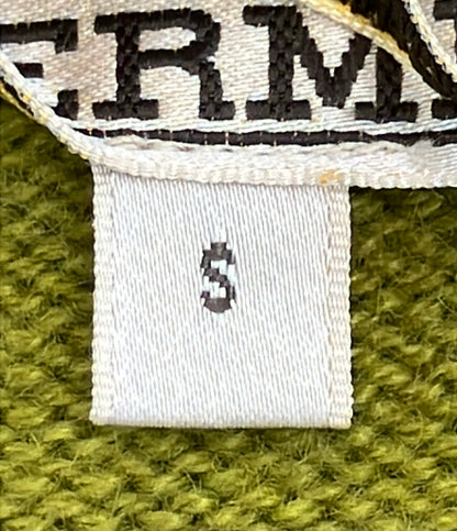 HERMES 長袖 Vネック カシミヤ カーディガン H467265HA メンズ SIZE S エルメス