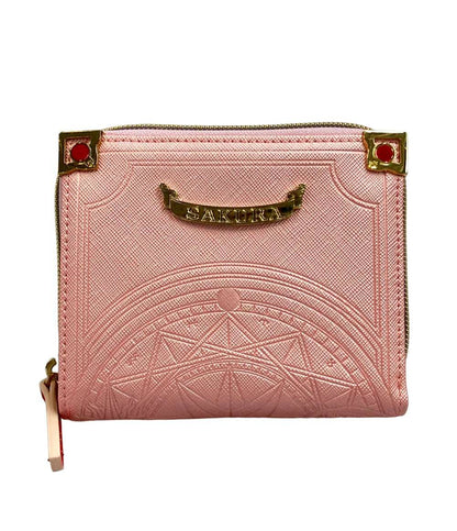 美品 スーパーグルーピーズ 二つ折り財布 カードキャプターさくら 木之本桜 レディース SuperGroupies