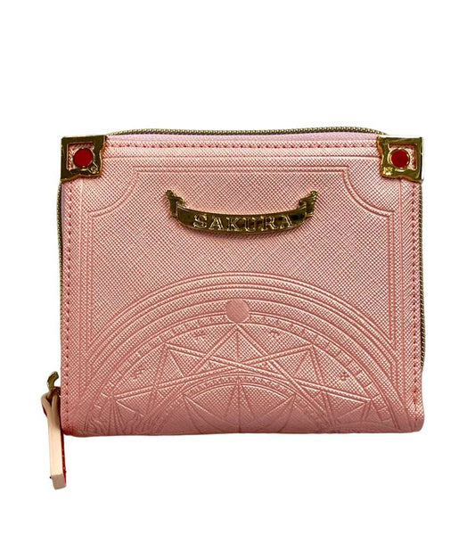 美品 スーパーグルーピーズ 二つ折り財布 カードキャプターさくら 木之本桜 レディース SuperGroupies