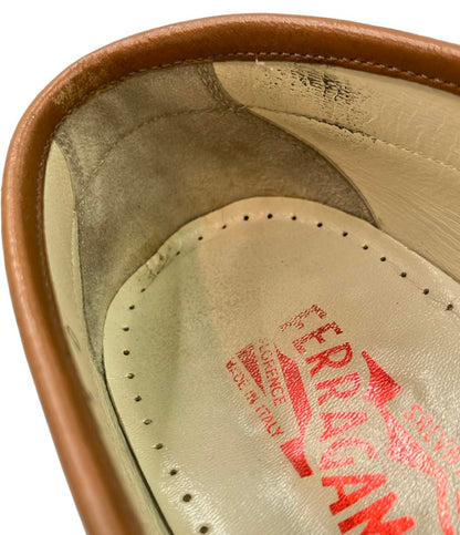 Salvatore Ferragamo レザーモカシンシューズ ST 010498 メンズ SIZE 7 1/2 (25.5cm) サルヴァトーレフェラガモ