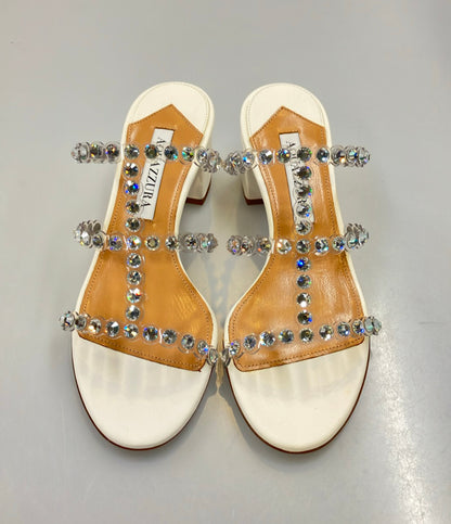 AQUAZZURA サンダル ビジュー レディース SIZE 35 (S) アクアズーラ