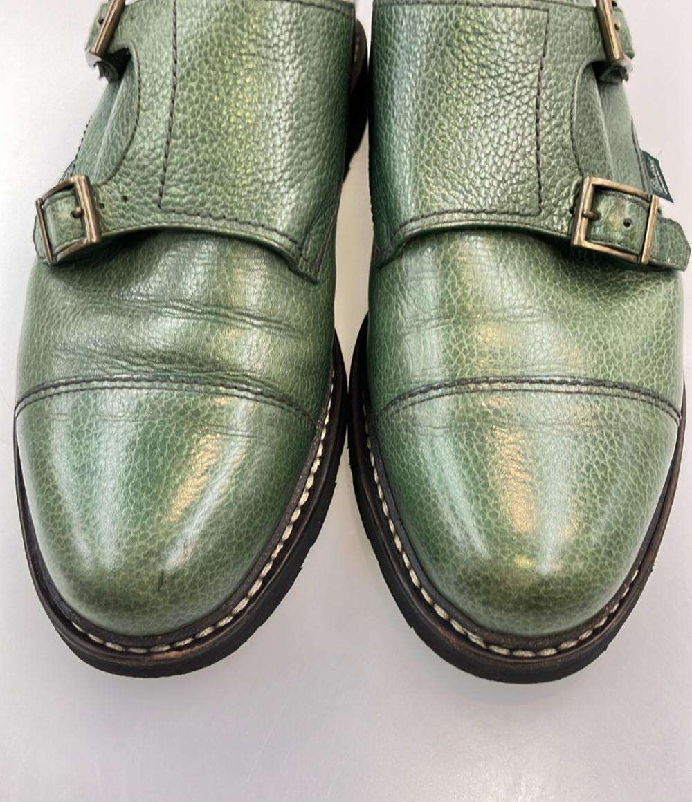 Paraboot ダブルモンクストラップシューズ ウィリアム メンズ SIZE UK