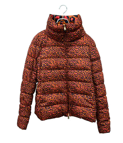 Herno ダウンジャケット リバーシブル レオパード柄 PI1019D-12277P-5946 レディース SIZE 42 (L) ヘルノ