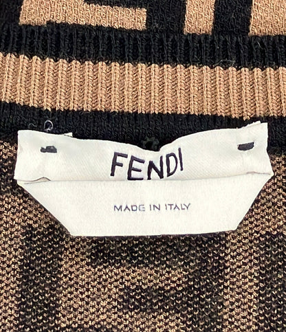 FENDI FFモチーフ 半袖 ニット FZY02-A5QG レディース SIZE 46 (L) フェンディ