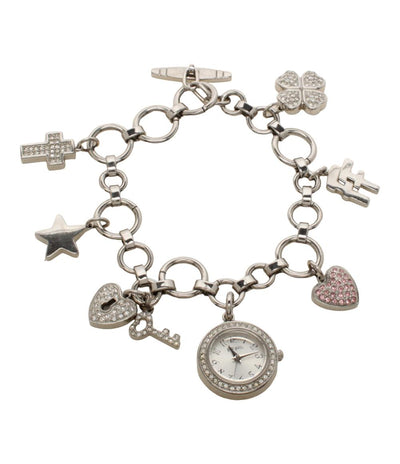 Folli Follie 腕時計 チェーンブレスウォッチ クオーツ シルバー レディース フォリフォリ