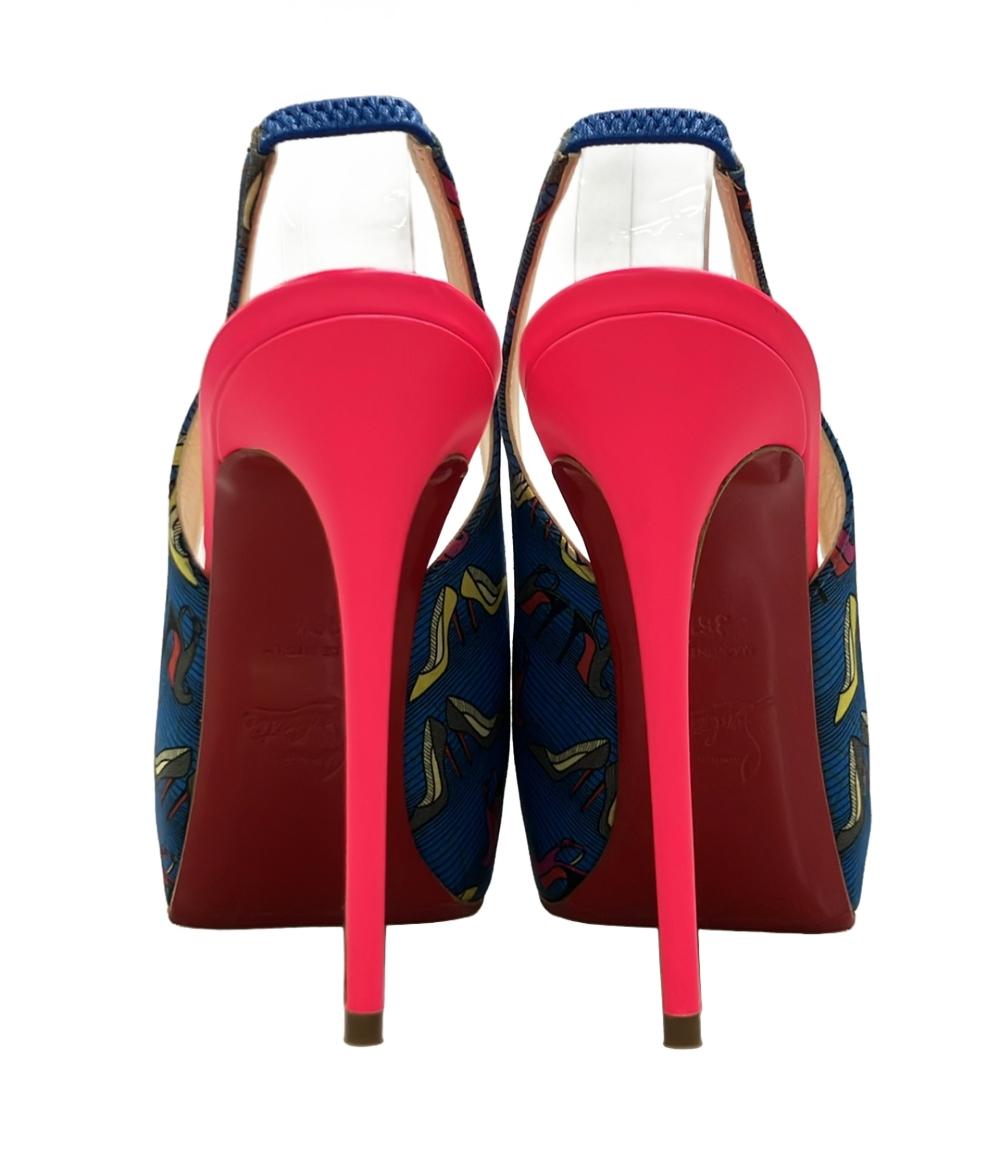 Christian Louboutin オープントゥバックストラップサンダル レディース SIZE 36 1/2 クリスチャンルブタン