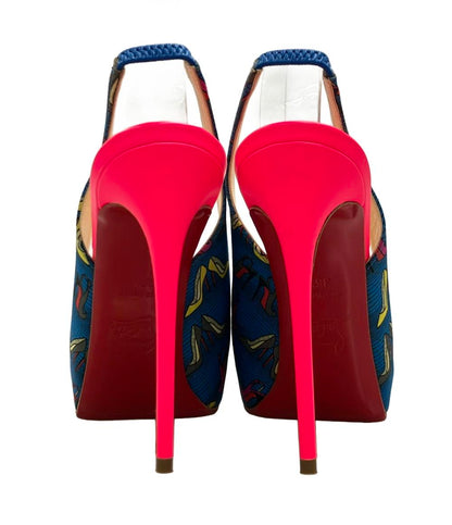 Christian Louboutin オープントゥバックストラップサンダル レディース SIZE 36 1/2 クリスチャンルブタン