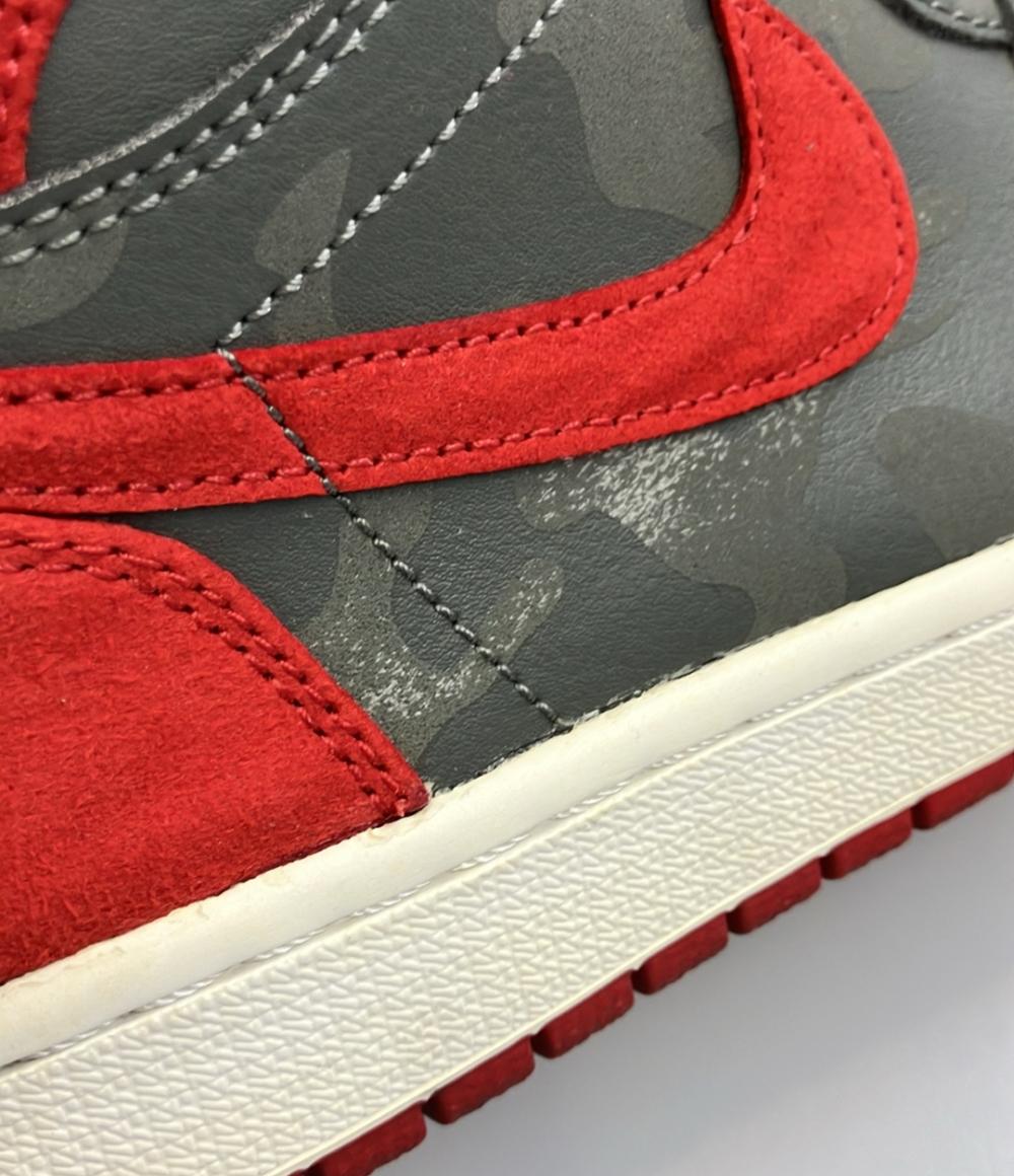 ナイキ ハイカットスニーカー 迷彩柄 AIR JORDAN 1 RETRO HIGH PREMIUM AA3993-032 メンズ SIZE 27.5 (L) NIKE
