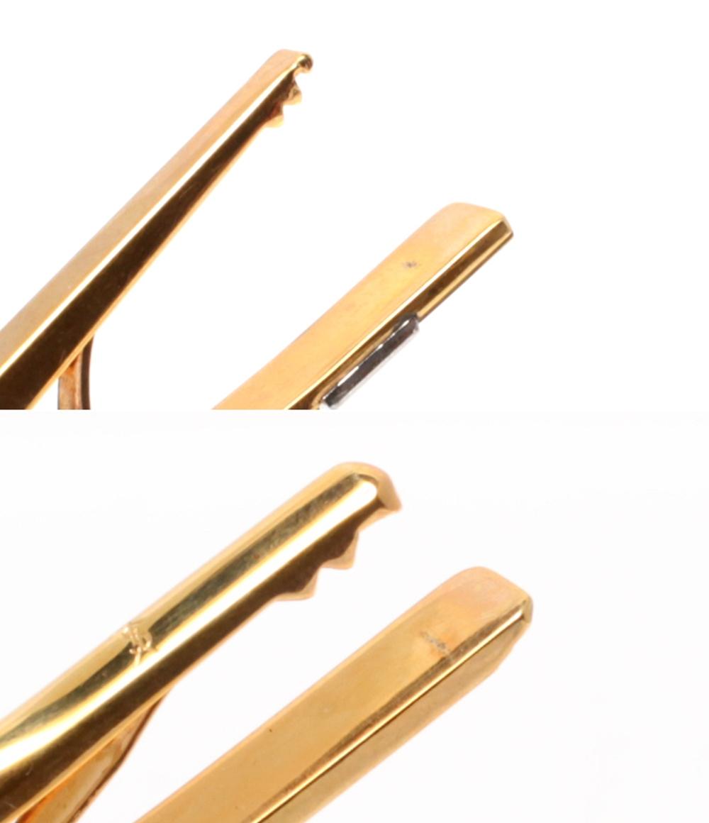 YVES SAINT LAURENT タイピン タイバー カフス ロゴ 4点セット メンズ イヴ・サンローラン