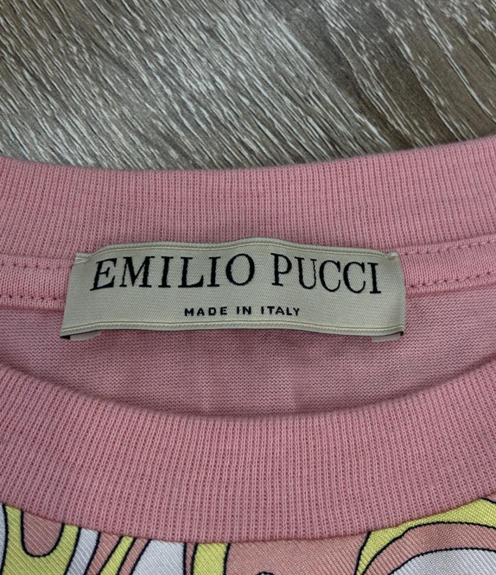 Emilio Pucci 半袖Tシャツ 総柄 1577-343-1190 レディース SIZE S エミリオ・プッチ