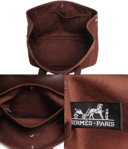 エルメス  トートバッグ ヴァルパライソ MM トワルシェブロン    レディース   HERMES