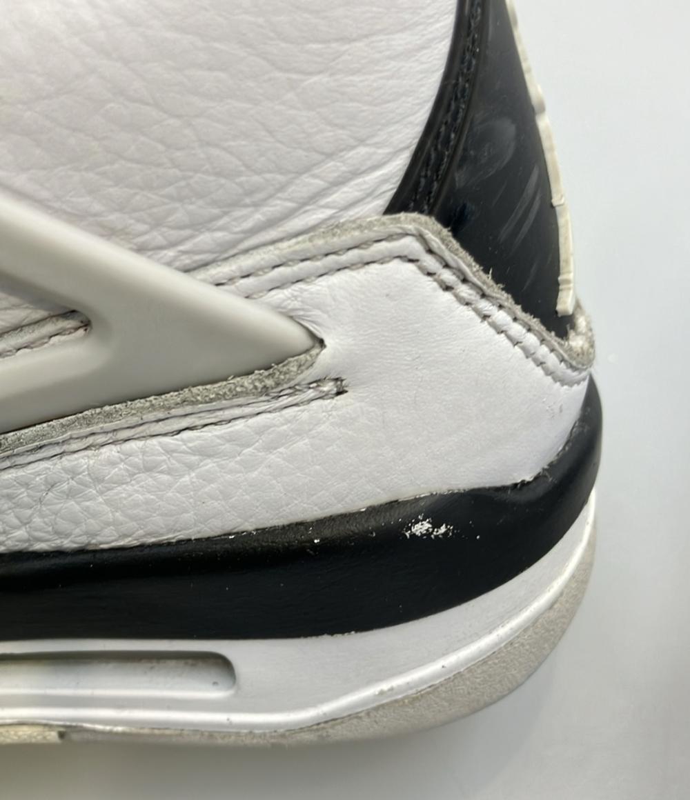 NIKE ミドルカットスニーカー AIR JORDAN 4 RETRO GS 408452-111 キッズ SIZE 24.0 (M) ナイキ