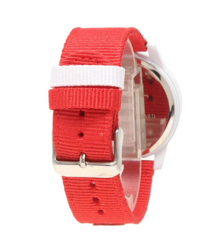 美品 JOURNAL STANDARD 腕時計 カルピスウォーター×shishamo コラボ クオーツ レッド レディース メンズ ジャーナルスタンダード