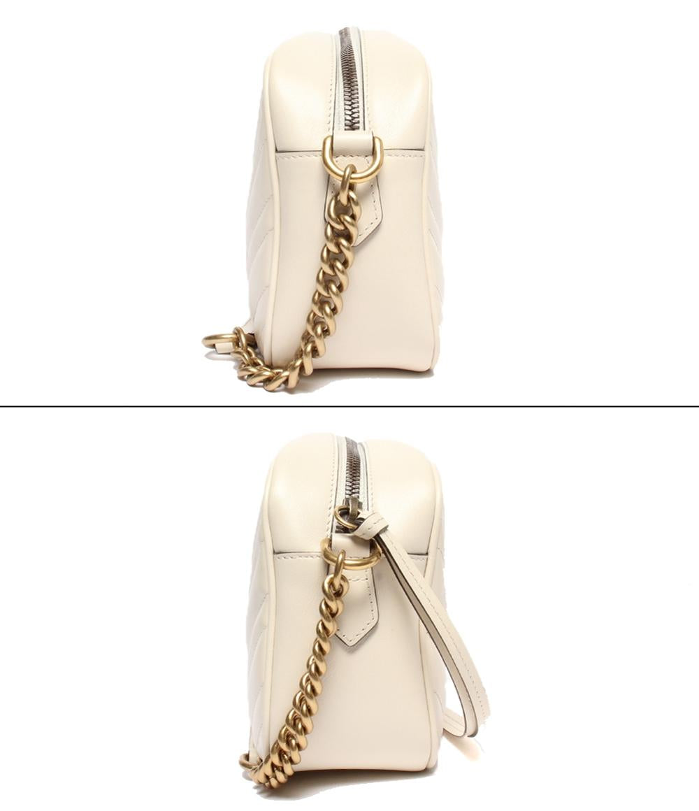 GUCCI ショルダーバッグ 斜め掛け 肩掛け スモール カメラバッグ GGマーモント 447632 213317 レディース グッチ