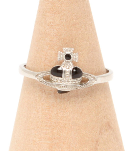 美品 Vivienne Westwood リング 指輪 SV925 MAN DIAMANTE HEART オーブ ハートモチーフ レディース SIZE 11号 ヴィヴィアンウエストウッド